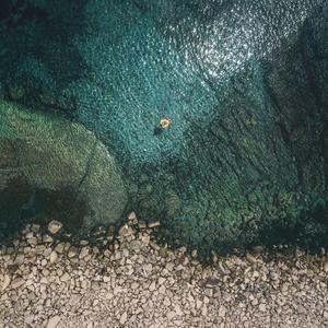 Lake Drone Shot iPad Display ipad wallpaper