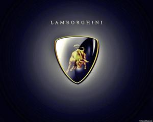 Lamborghini Logo in Dark Blue lamborghini wallpaper