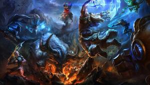 League Of Legends LoL Battle  Wallpaper