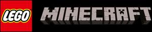Lego_ Minecraft_ Logo_ Black_ Background minecraft logo wallpaper