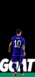 Leo Messi standing tall with a cool confidence. messi cool wallpaper