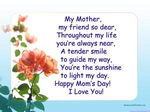 Let Mom know she is always appreciated and loved on this special day mothers day wallpaper