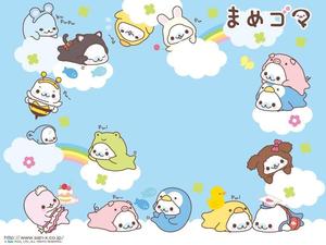 Let your imagination soar with this cheerful rainbow of cute animals! kawaii wallpaper