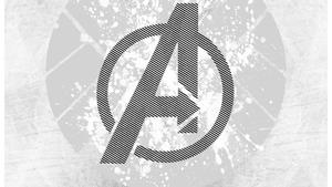 Letter A Avengers Logo In White letter a wallpaper