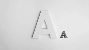 Letter A In Plain White letter a wallpaper