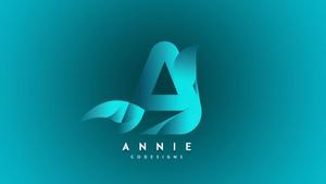 Letter A Logo In Light Blue letter a wallpaper