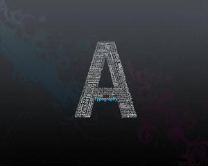 Letter A Typography letter a wallpaper
