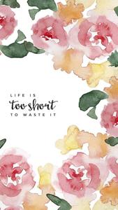 Life Quote Girly iPhone girly iphone wallpaper