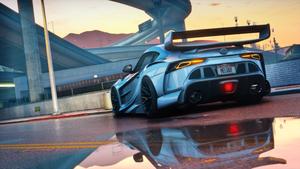 Light Blue Toyota Supra GTA Car toyota supra wallpaper