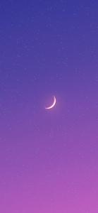 Light Purple Aesthetic Crescent Moon light purple aesthetic wallpaper