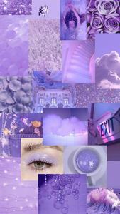 Light Purple Aesthetic Dainty Collage light purple aesthetic wallpaper