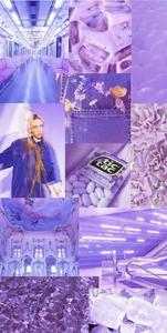 Light Purple Aesthetic Ice Candy Balloons Collage light purple aesthetic wallpaper