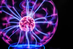 Light Purple Aesthetic Plasma Ball light purple aesthetic wallpaper