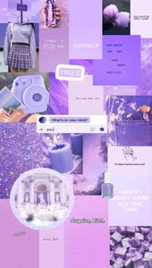 Light Purple Aesthetic Scrapbook Style light purple aesthetic wallpaper