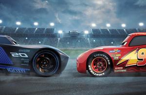 Lightning McQueen Jackson Storm Face Off lightning mcqueen wallpaper