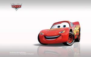 Lightning McQueen On Cars Poster  Wallpaper