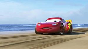 Lightning McQueen races toward victory lightning mcqueen wallpaper
