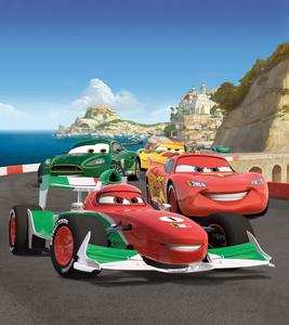 Lightning McQueen Racing on the Track lightning mcqueen wallpaper