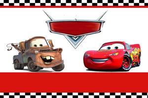 Lightning McQueen Racing On The Track lightning mcqueen wallpaper