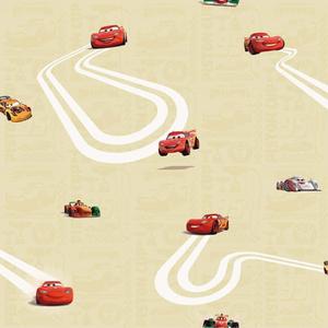 Lightning McQueen Racing Through the Track lightning mcqueen wallpaper