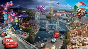 Lightning McQueen Worldwide lightning mcqueen wallpaper