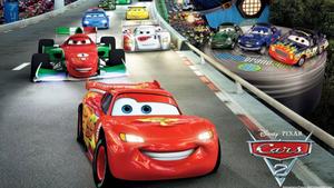 Lightning McQueen's World Grand Prix Race lightning mcqueen wallpaper