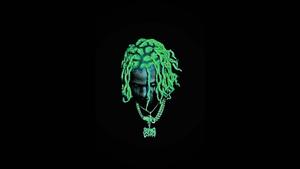 Lil Durk Neon Green Hair lil durk wallpaper