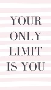 Limit Is You Motivational Quotes iPhone motivational quotes iphone wallpaper