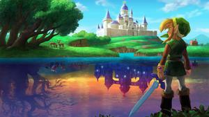 Link ready to explore the mythological world of The Legend of Zelda legend of zelda wallpaper