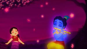 Little Krishna Gold Flute little krishna wallpaper