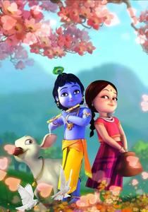 Little Krishna With Friends little krishna wallpaper