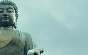 Look towards inner peace and wisdom buddha wallpaper