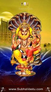Lord Narasimha Blue And Yellow Background lord narasimha wallpaper