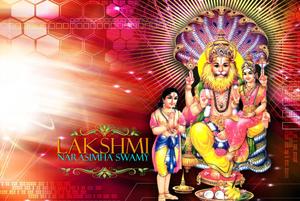 Lord Narasimha Creative Illustration lord narasimha wallpaper