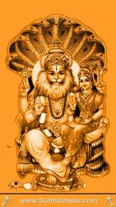 Lord Narasimha Orange Aesthetic lord narasimha wallpaper