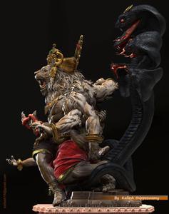 Lord Narasimha Statue lord narasimha wallpaper