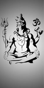 Lord Shiva Bholenath 3D Outlines bholenath 3d wallpaper