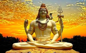 Lord Shiva Orange Skies lord shiva wallpaper