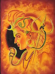 Lord Shiva Warm Tones lord shiva wallpaper