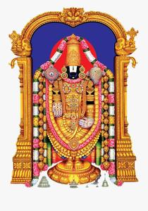 Lord Venkateswara On White Background