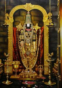 Lord Venkateswara Statue In Gold lord venkateswara wallpaper