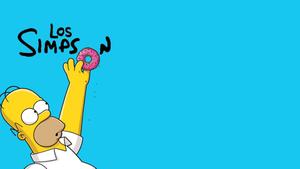 Los Simpson Homer Simpson Donut simpsons wallpaper
