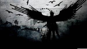 Lost Man With Wings Dark Anime dark anime wallpaper