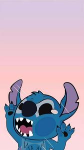 "Lovable Stitch Mugging for the Camera!" Wallpaper