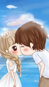 Love Cute Couple Kissing love cute couple wallpaper