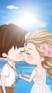 Love Cute Couple Kissing Image love cute couple wallpaper