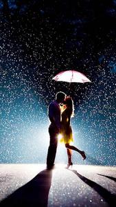 Love Cute Couple Kissing In The Rain love cute couple wallpaper