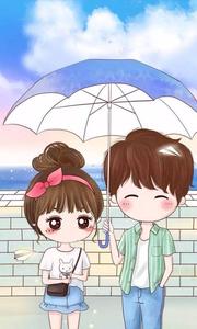 Love Cute Couple With Umbrella love cute couple wallpaper