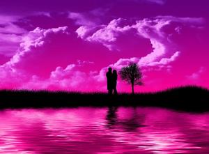 Love filling the air romantic love wallpaper