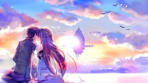 Love Is Everywhere in the Anime World anime love wallpaper